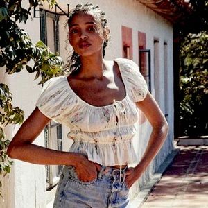 Doen Adie top in Painted Bouquet